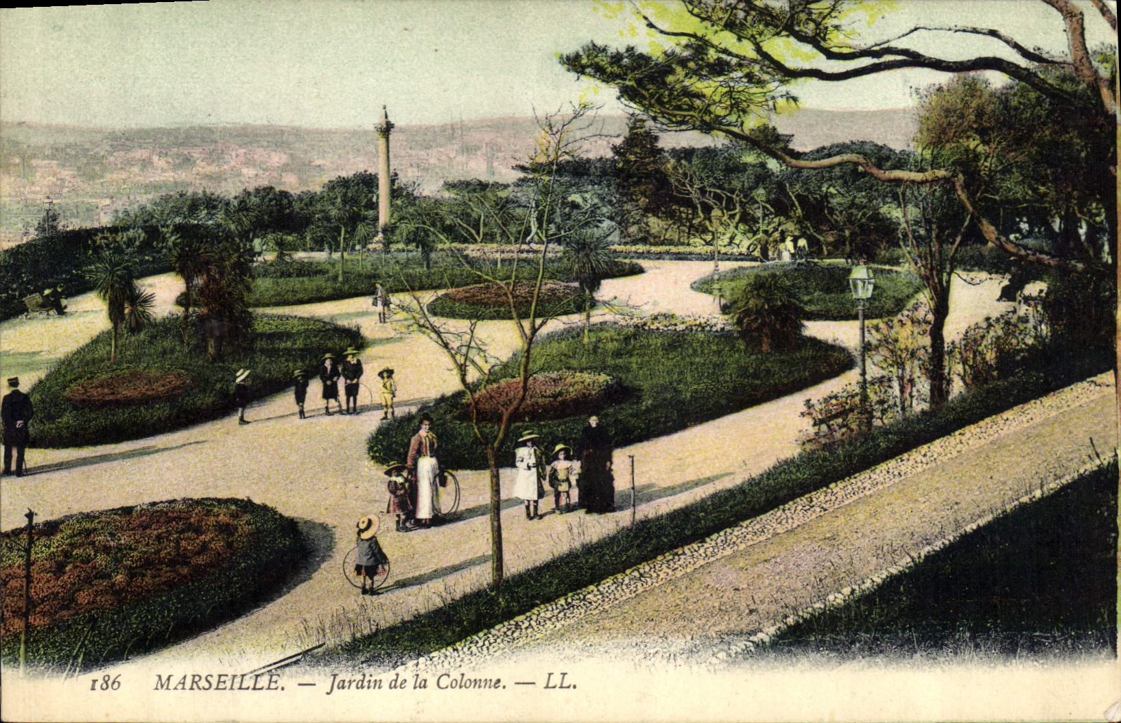 Marseille — Jardin de la Colonne — LL.