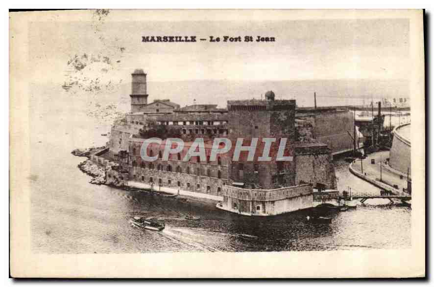 Marseille — Le Fort Saint Jean — Éditeur non identifié, n° de série non visible