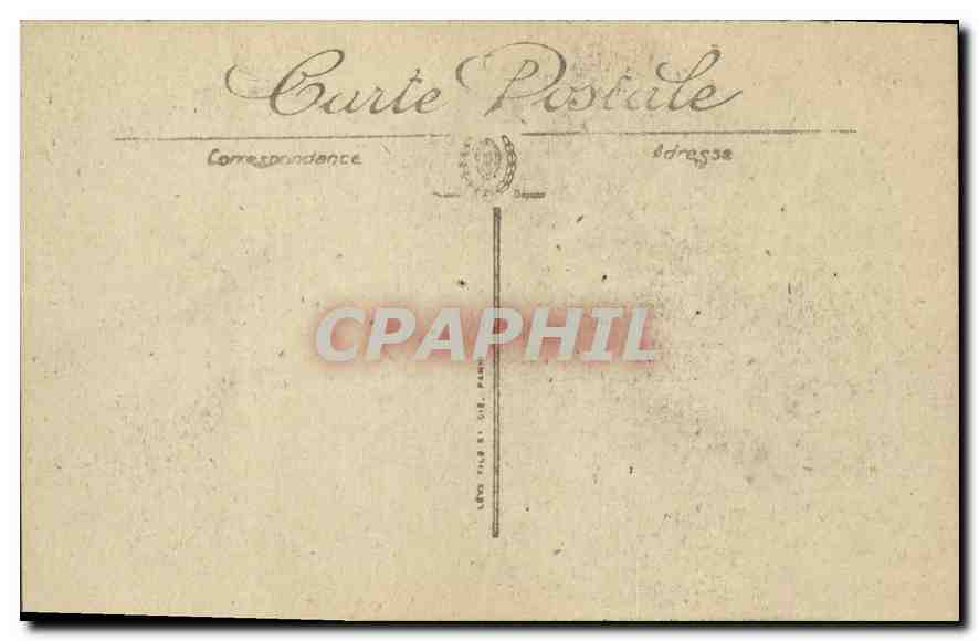 CPA Marseille Le Prophete  — Rückseite