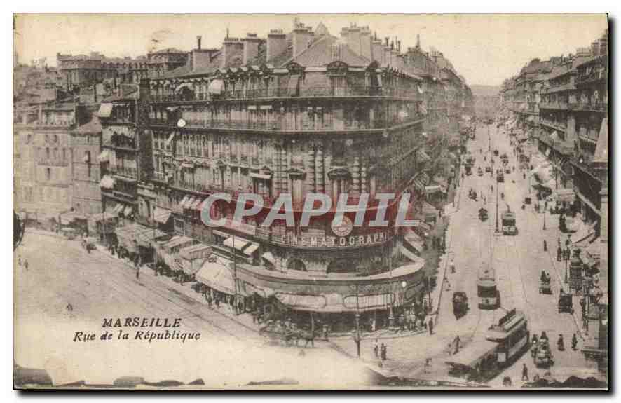 CPA Marseille Rue de la Republique 