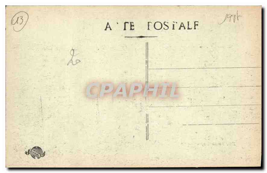 CPA Marseille Rue de la Republique  — Rückseite