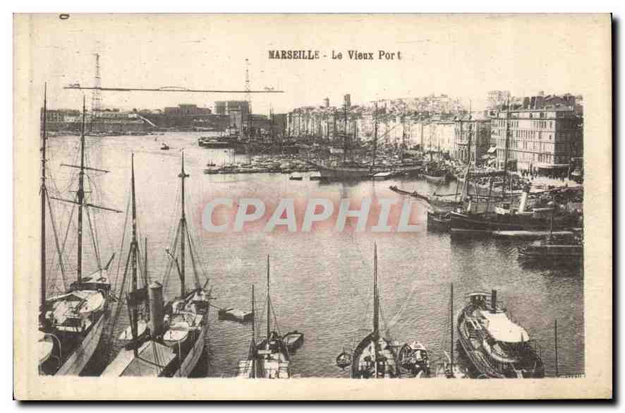 CPA Marseille Le Vieux Port 