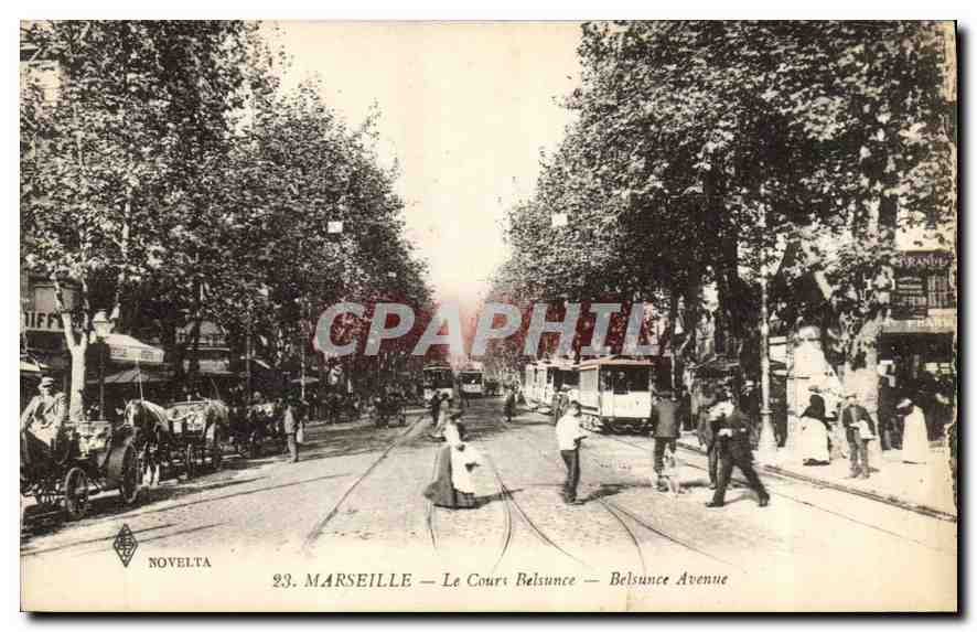 CPA Marseille Le Cours Belsunce 