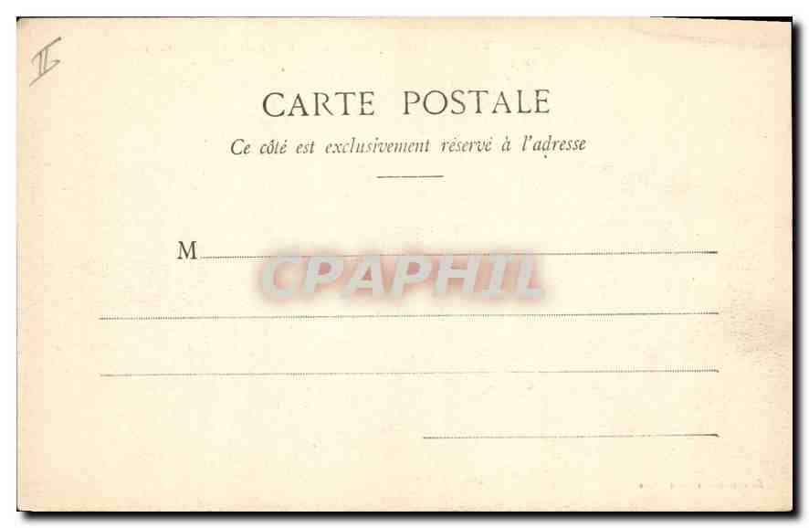 CPA Marseille Vue generale prise de Notre Dame de la Garde  — Rückseite