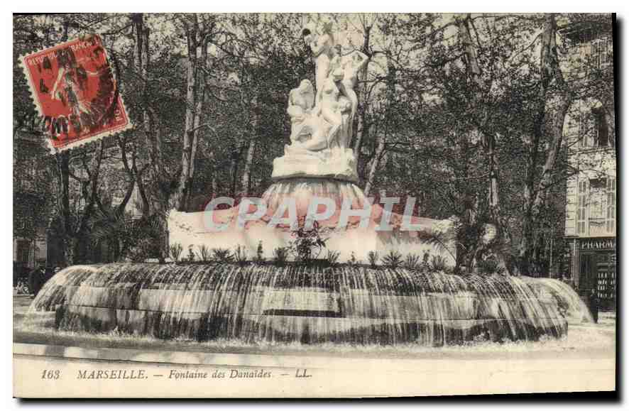 CPA Marseille Fontaine des Danaides 