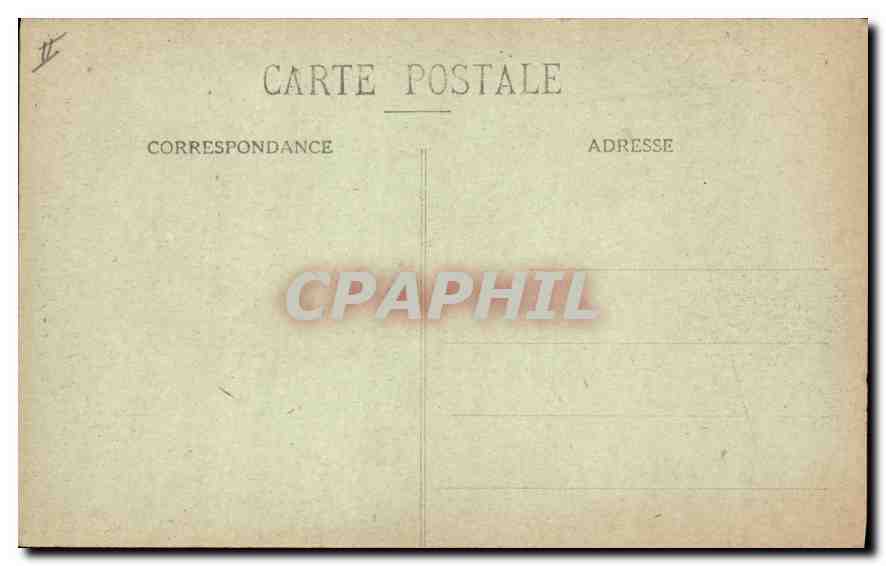 CPA Marseille Place Castellane Fantaine Cantini La Mer  — Rückseite