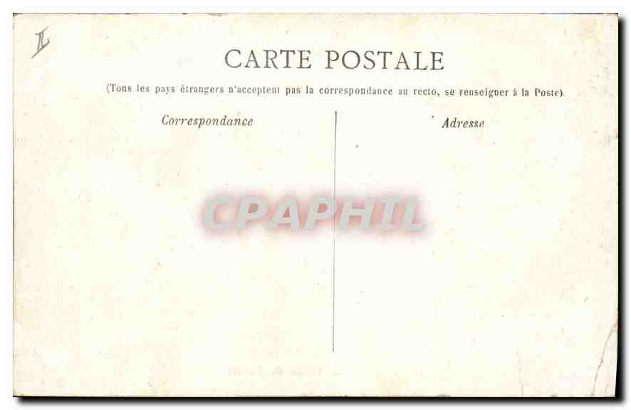 CPA Marseille Palais de Justice  — Rückseite