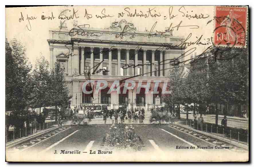 CPA Marseille La Bourse 