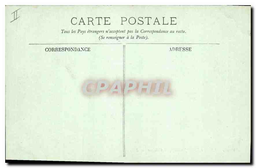 CPA Marseille Jardin de la Colonne  — Rückseite