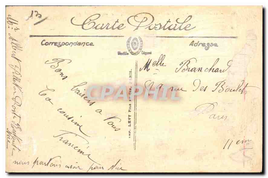 Marseille — L'Arc de Triomphe élevé aux gloires de la République — Éd. Asconceours — LL. — Rückseite