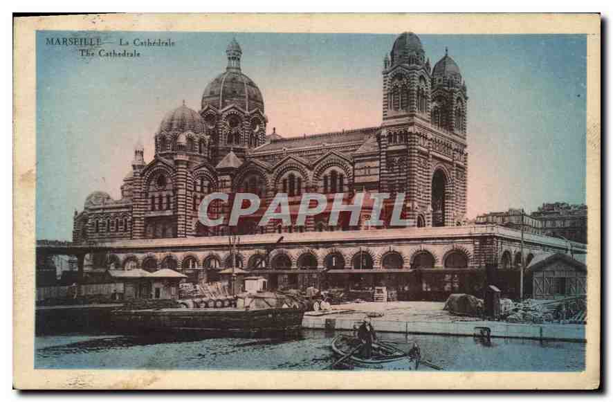 CPA Marseille La Cathedrale 