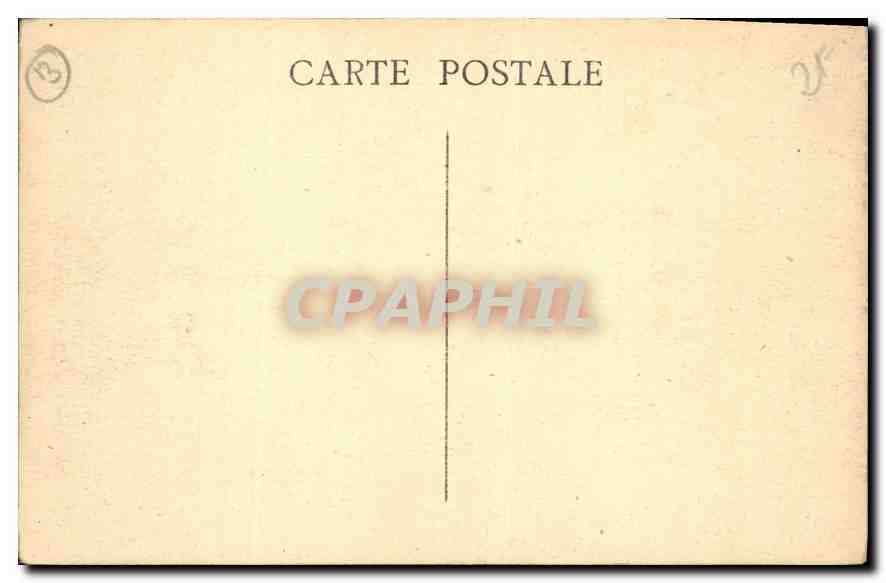 CPA Marseille La Place Castellane Fontaine Cantini et Notre Dame de la Garde  — Verso