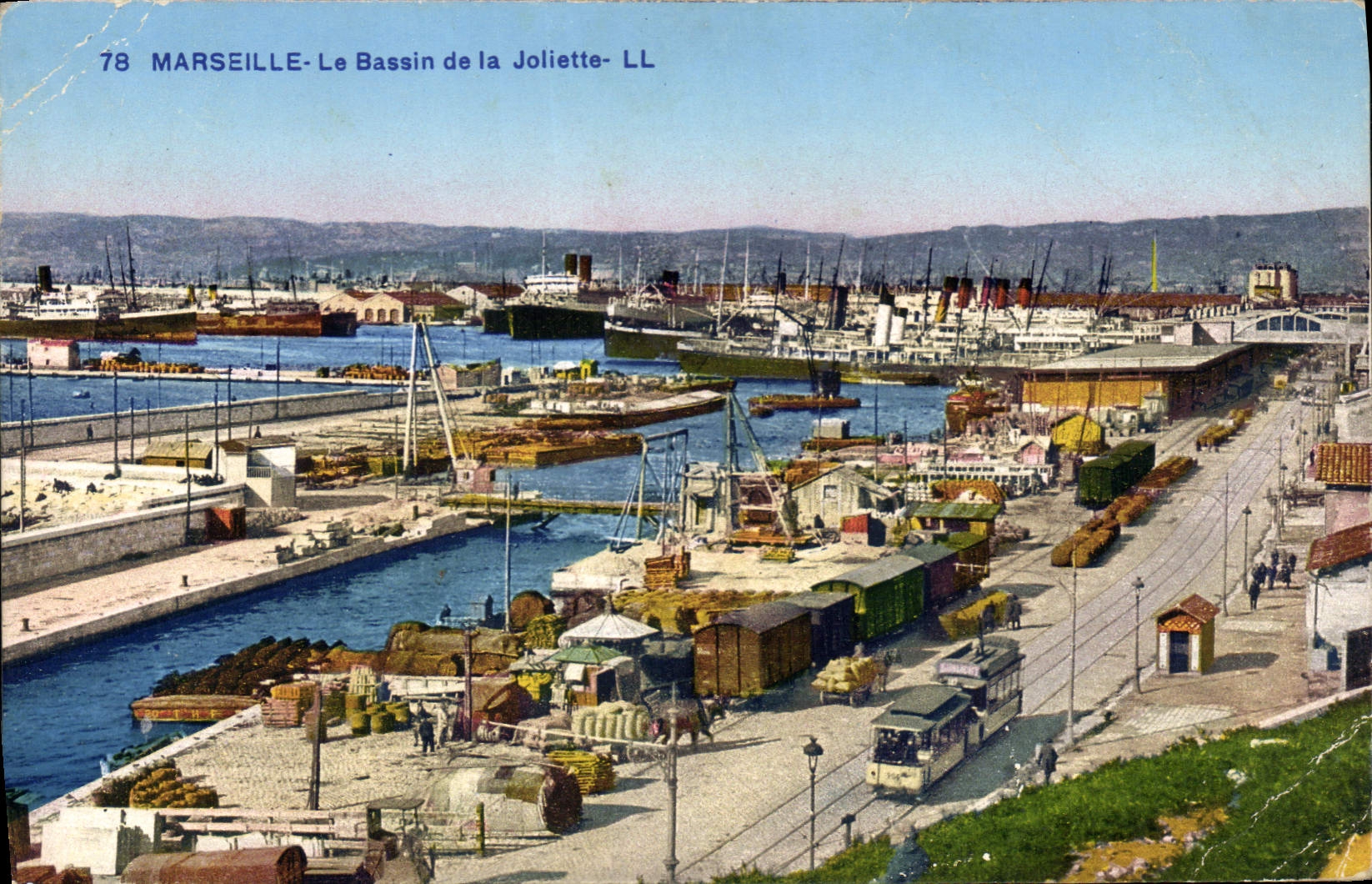 CPA Marseille Le Bassin de la Joliette 