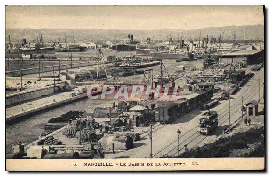 CPA Marseille Le Bassin de la Joliette 