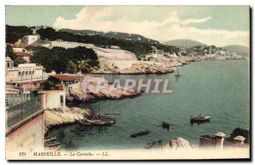CPA Marseille La Corniche 