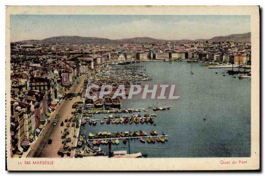 CPA Marseille Quai du Port 