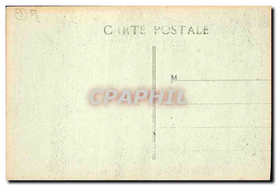 CPA Marseille Fontaine Cantini Le Rhone  — Back