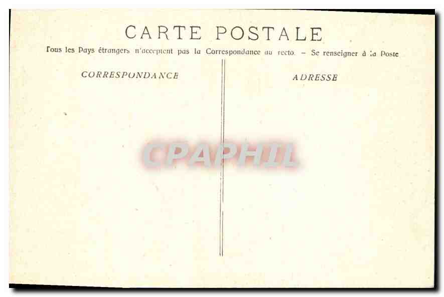 CPA Marseille La Rue de la Republique  — Verso