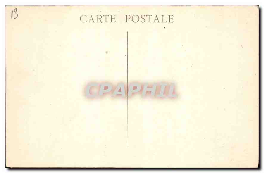 CPA Marseille Chateau d'If  — Rückseite