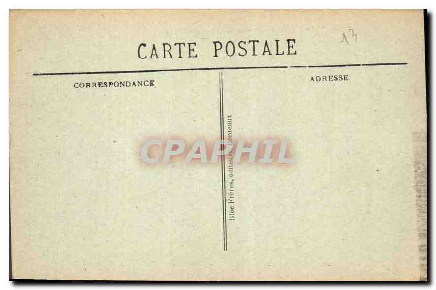 CPA Marseille Chateau d'If  — Rückseite