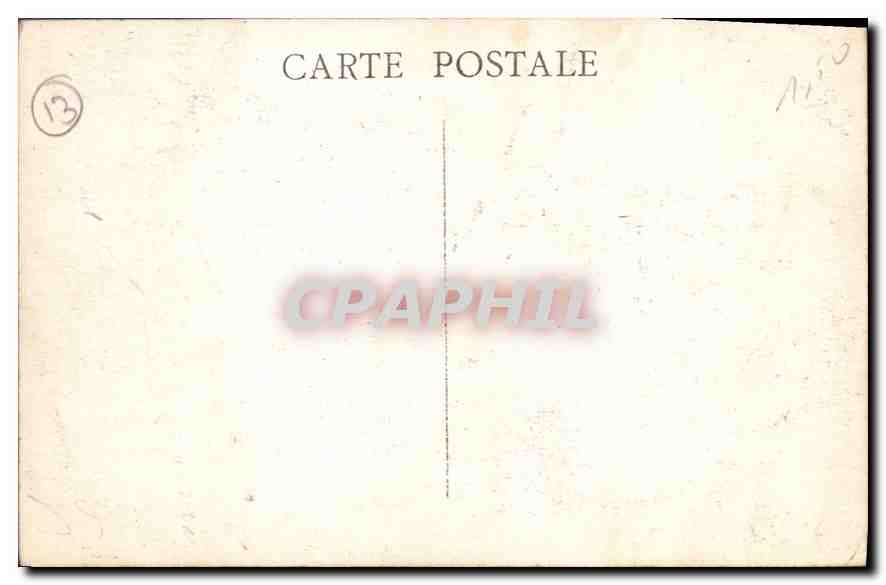 CPA Marseille Notre Dame de la Garde et les Iles  — Rückseite