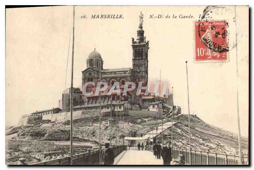 CPA Marseille Notre Dame de la Garde 