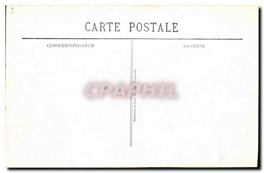 CPA Marseille Notre Dame de la Garde  — Rückseite