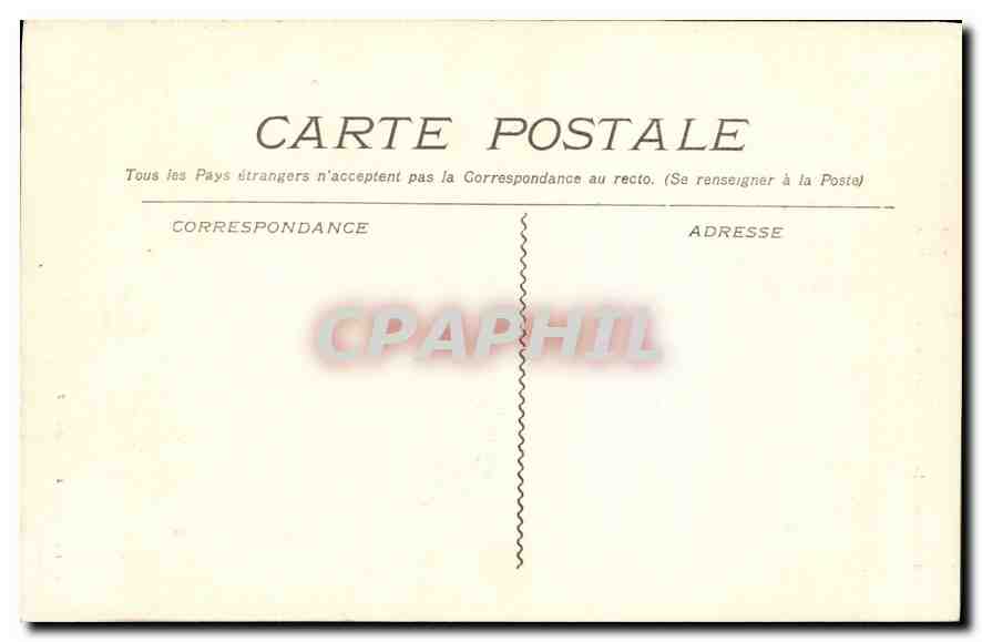 CPA Marseille La Vierge de la Garde  — Rückseite