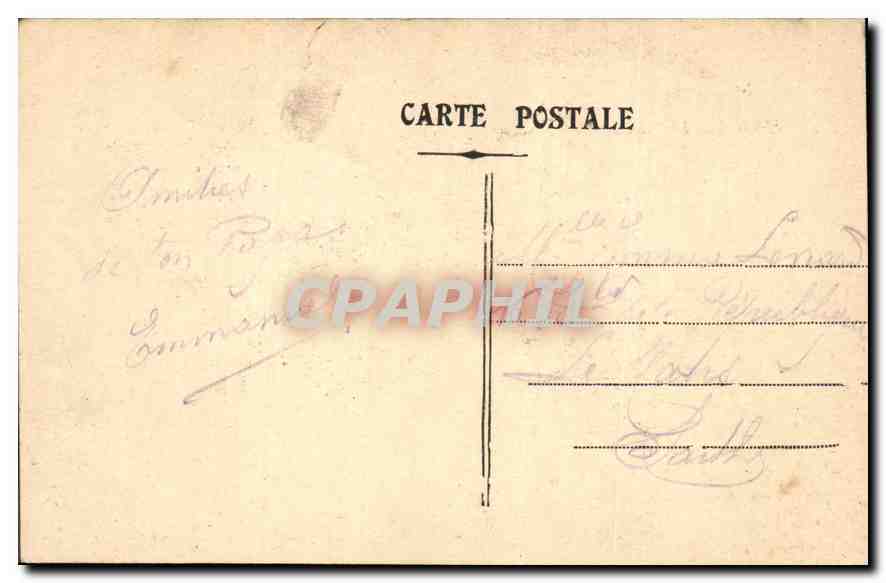 CPA Marseille Notre Dame de la Garde  — Rückseite