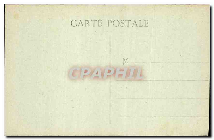 CPA Marseille La Caisse d'Epargne Place E Trangin  — Rückseite