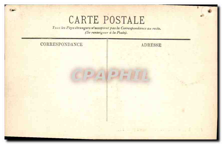 CPA Marseille Le Chateau d'If  — Verso