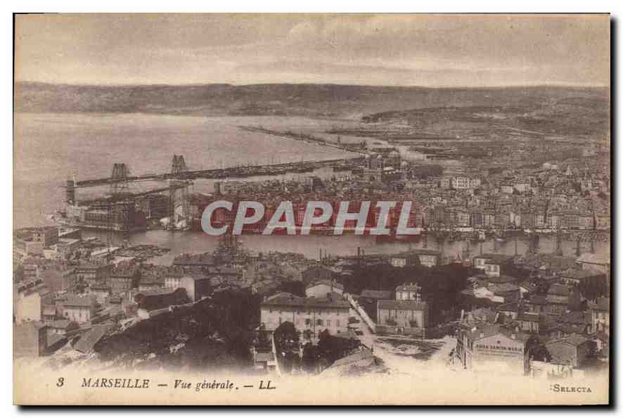 CPA Marseille Vue generale 