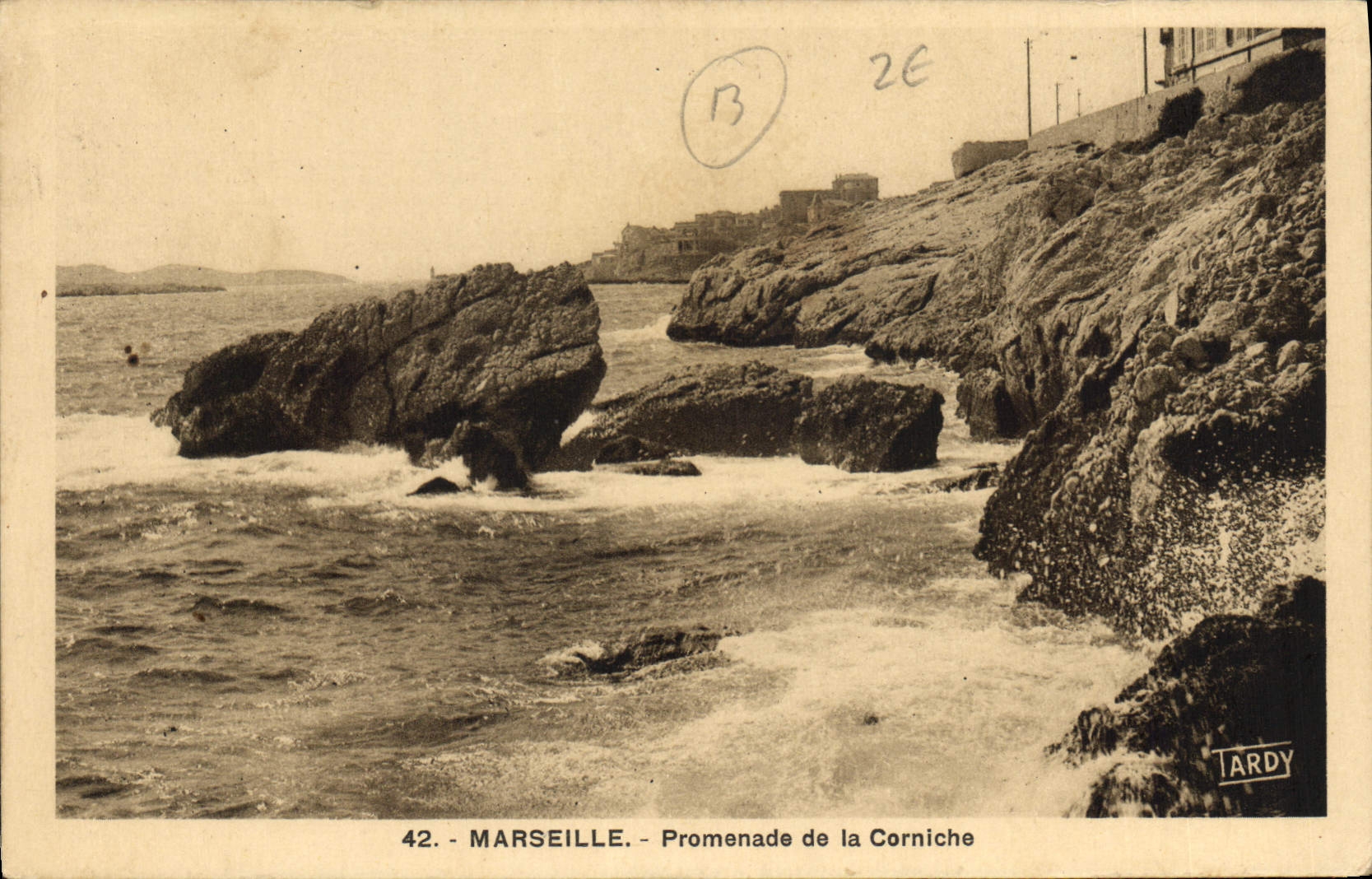 CPA Marseille Promenade de la Corniche 