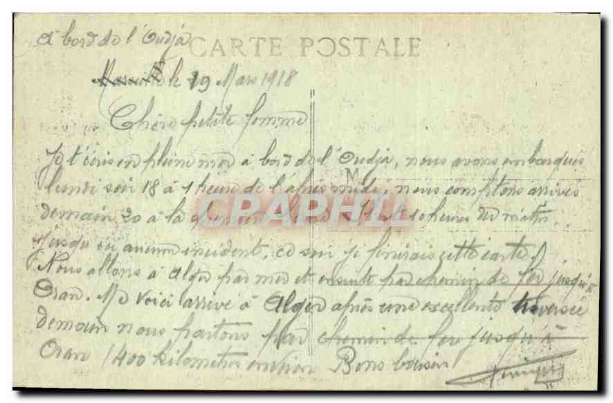 CPA Marseille Ascenseurs de Notre Dame de la Garde  — Rückseite