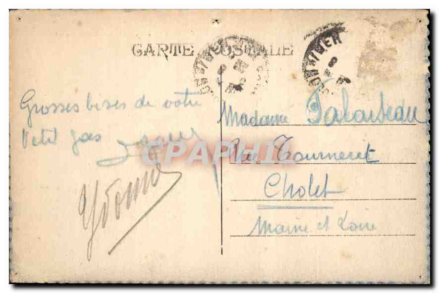 CPA Marseille La Corniche  — Verso
