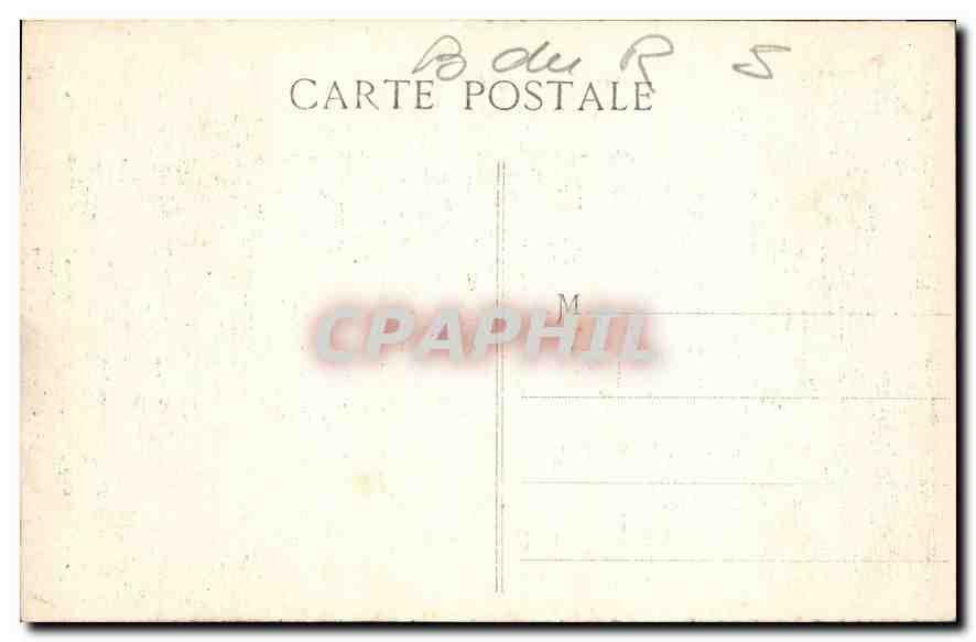 CPA Marseille Ascenseurs Notre Dame de la Garde  — Rückseite