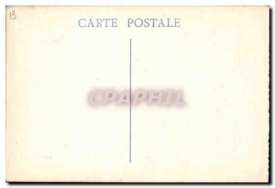 CPA Marseille Un coin du vieux port Bateaux — Rückseite