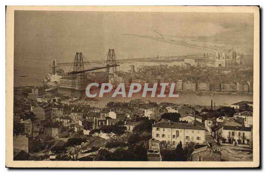 CPA Marseille Vue generale sur le Vieux Port et la Joliette 