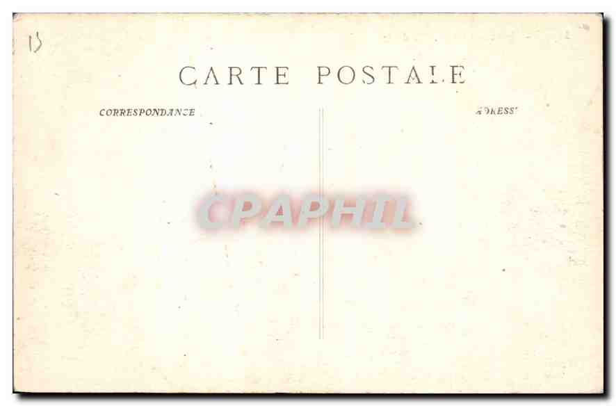 CPA Marseille Notre Dame de la Garde  — Rückseite