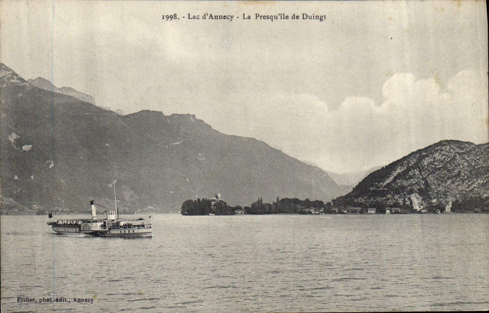 See Annecy - Die Halbinsel Duingt — Pittier, phot.-edit., Annecy