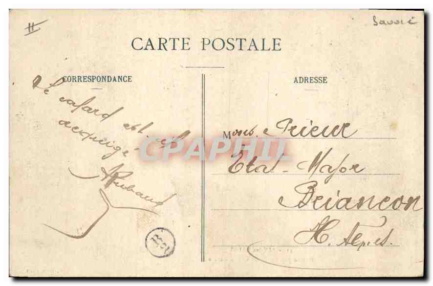 CPA AIx les Bains Entree principale du Grand Cercle  — Rückseite