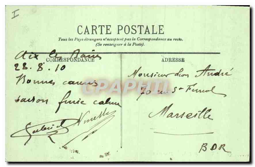 CPA Aix les Bains Hautecombe  — Rückseite