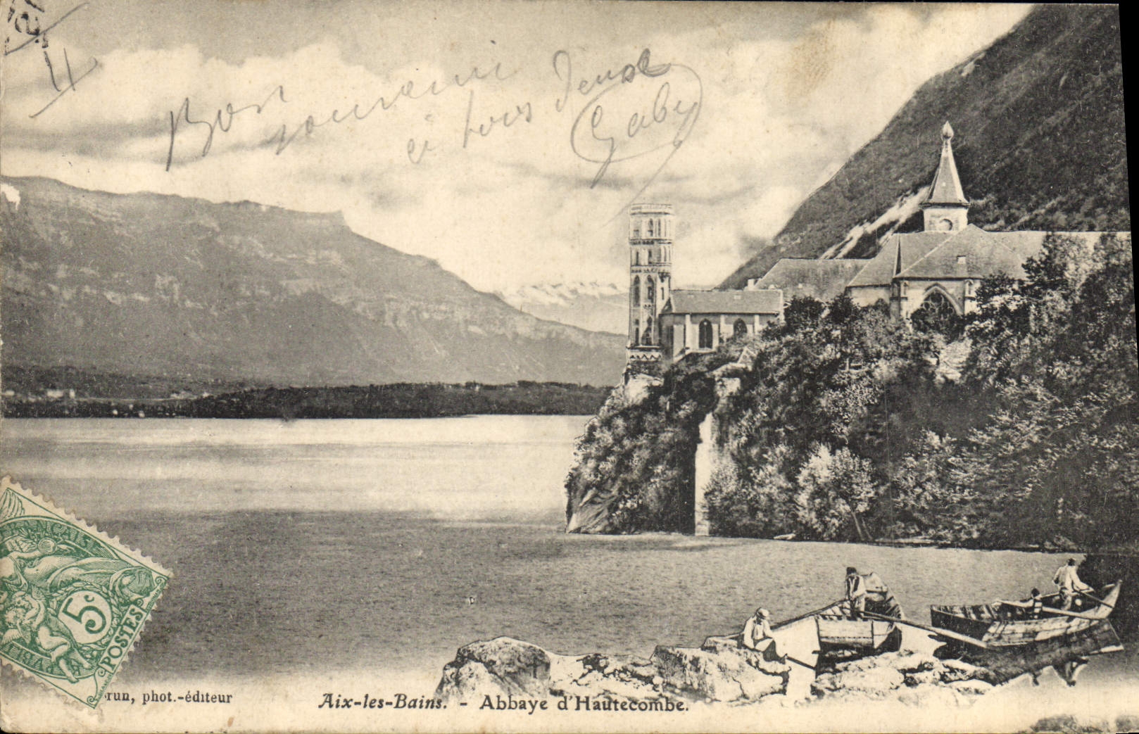 CPA Aix les Bains Abbaye d'Hautecombe 