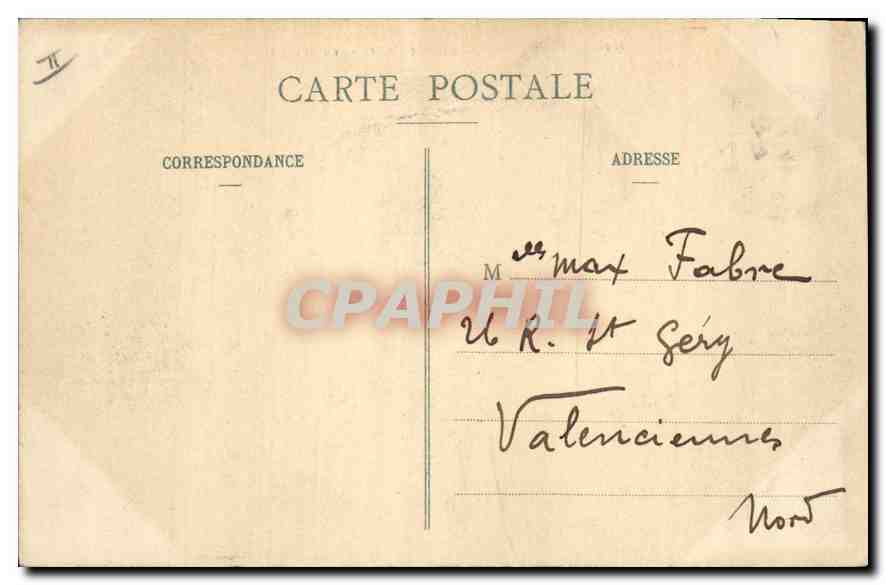 CPA Aix les Bains Vue generale et Lac du Bourget  — Rückseite