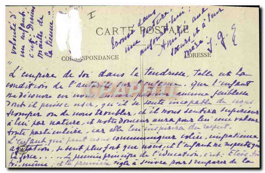 CPA Myans Savoie Entree du Sanctuaire  — Rückseite