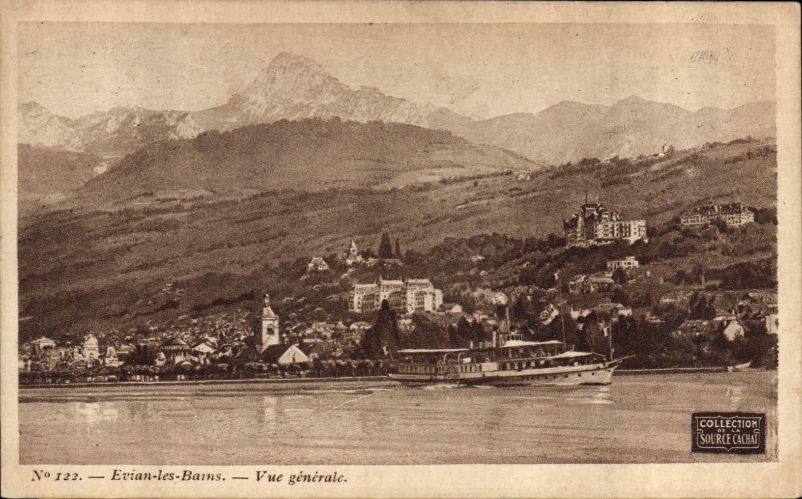 CPA Evian les Bains Vue generale 