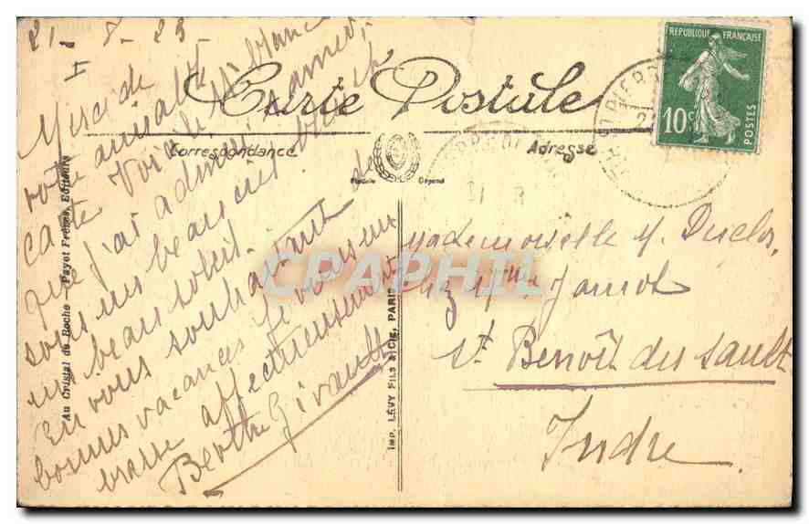 CPA Chamonix Hotel Chamonix Palace  — Verso