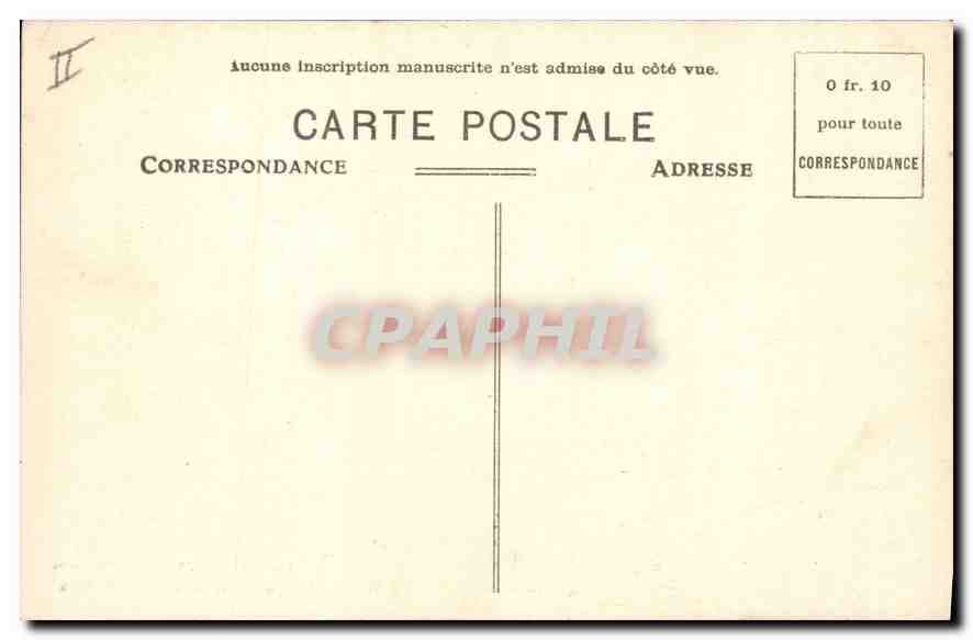 CPA Route de Moutiers a Bourg St Maurice Le Detroit du Siex  — Rückseite