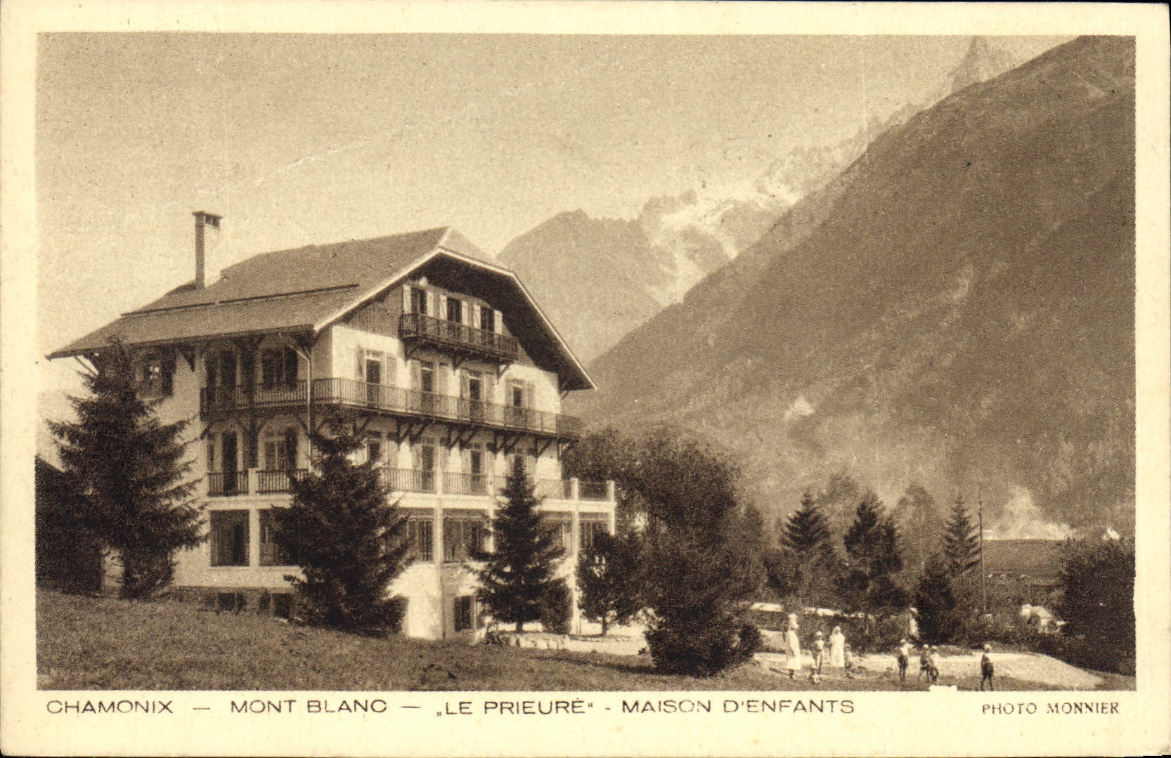 Chamonix - Mont Blanc - Le Prieuré - Maison d'Enfants — Photo Monnier