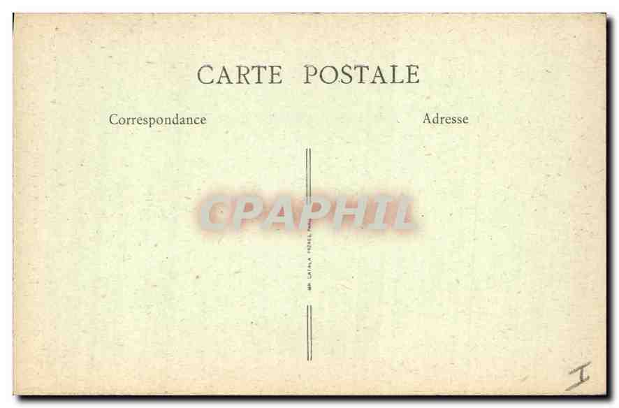 Die Schluchten des Fier — Die Galerien — B. Fichet & Cie, Nr. 191 — Rückseite
